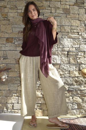 Conrad Box Cotton Knit Merlot -